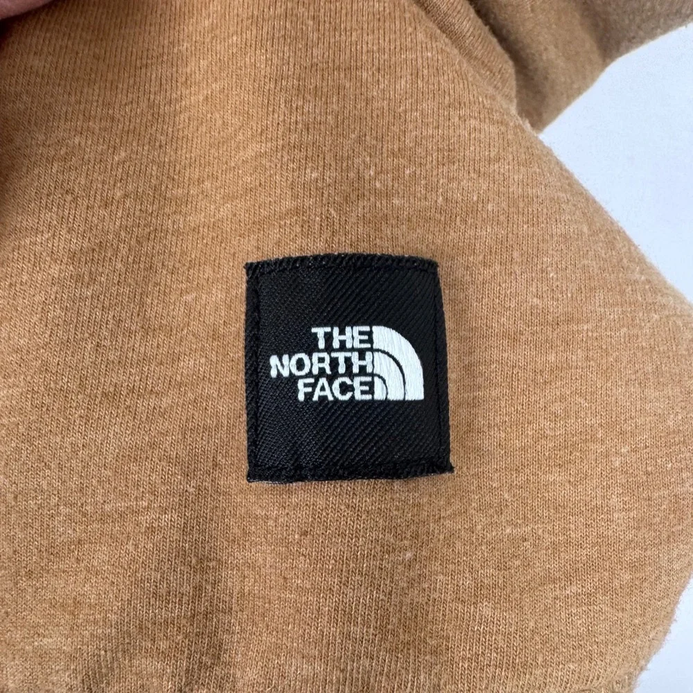 The North Face Brown Pullover Men XL Logo Granola Gorpcore Fall Basic Utility